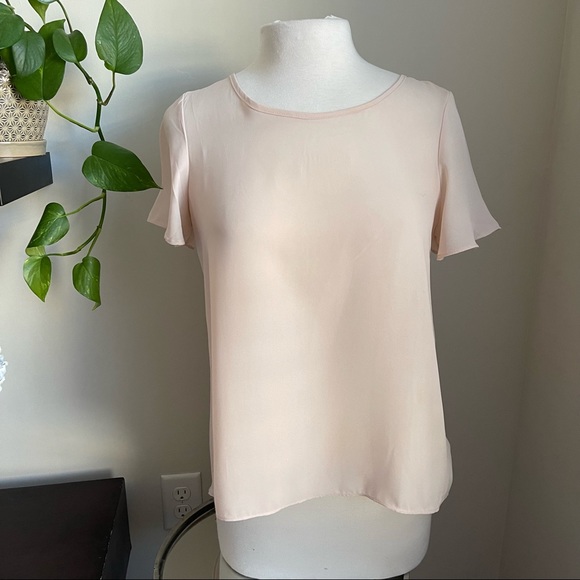 Light Pink Open Back Top - Picture 3 of 4